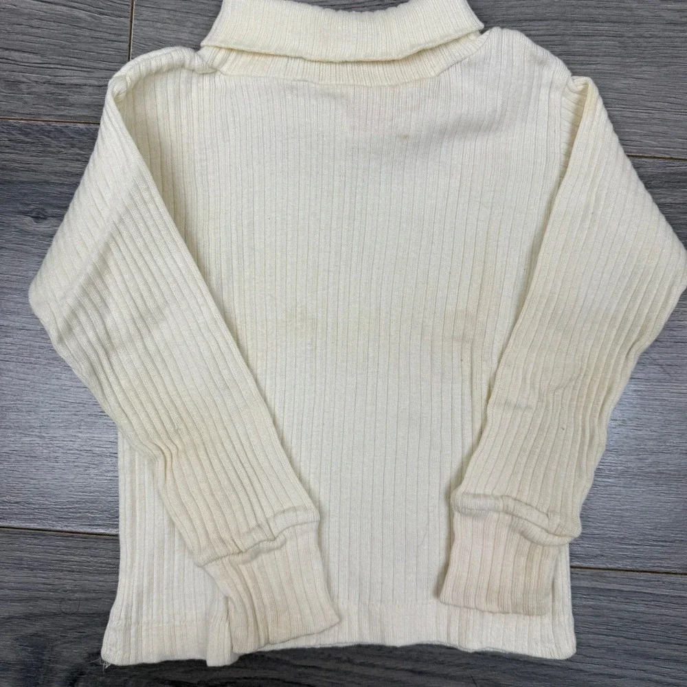 Vintage Buster Brown Toddler 3pc Outfit Geometric Pants Turtleneck Vest 3T‎
